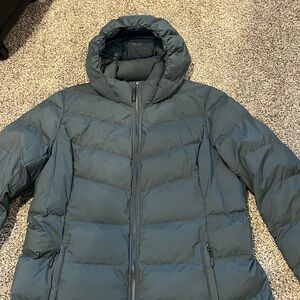 32 Degrees Women's Hooded Puffer Jacket - Blue
